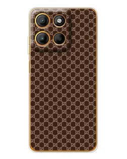 Чехол для Motorola Edge 60 Fusion с картинкой «Gucci — шоколадная сетка»