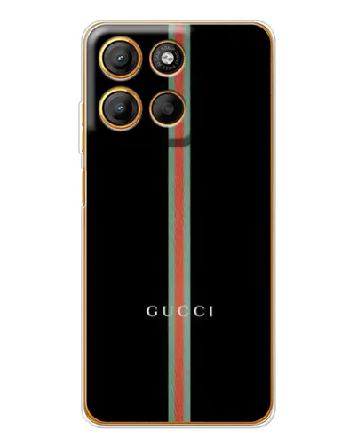 Чехол для Motorola Edge 60 Fusion с картинкой «Gucci — строгая линия» Чехол для Motorola Edge 60 Fusion с картинкой «Gucci — строгая линия»