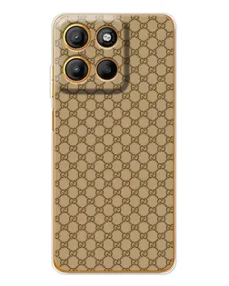 Чехол для Motorola Edge 60 Fusion с картинкой «Gucci — классический беж»