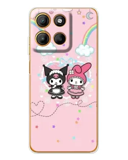 Чехол для Motorola Edge 60 Fusion с картинкой «My Melody и Kuromi» Чехол для Motorola Edge 60 Fusion с картинкой «My Melody и Kuromi»