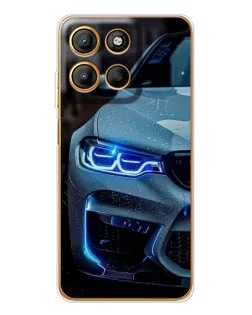 Чехол для Motorola Edge 60 Fusion с картинкой «Взгляд BMW с синими фарами» Чехол для Motorola Edge 60 Fusion с картинкой «Взгляд BMW с синими фарами»