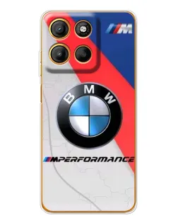 Чехол для Motorola Edge 60 Fusion с картинкой «BMW Performance стиль» Чехол для Motorola Edge 60 Fusion с картинкой «BMW Performance стиль»