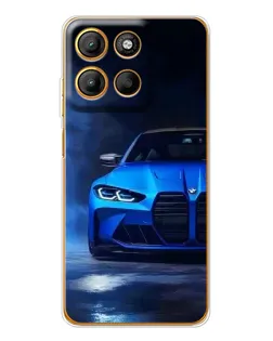 Чехол для Motorola Edge 60 Fusion с картинкой «Голубая BMW M4» Чехол для Motorola Edge 60 Fusion с картинкой «Голубая BMW M4»