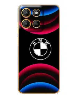 Чехол для Motorola Edge 60 Fusion с картинкой «Логотип BMW и неоновые дуги» Чехол для Motorola Edge 60 Fusion с картинкой «Логотип BMW и неоновые дуги»
