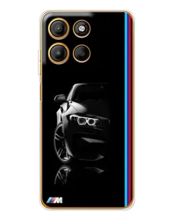 Чехол для Motorola Edge 60 Fusion с картинкой «Силуэт BMW в темноте» Чехол для Motorola Edge 60 Fusion с картинкой «Силуэт BMW в темноте»