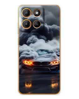 Чехол для Motorola Edge 60 Fusion с картинкой «BMW в дыму» Чехол для Motorola Edge 60 Fusion с картинкой «BMW в дыму»