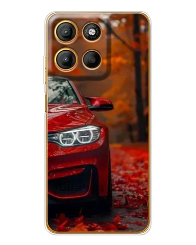Чехол для Motorola Edge 60 Fusion с картинкой «Осенняя BMW M4»