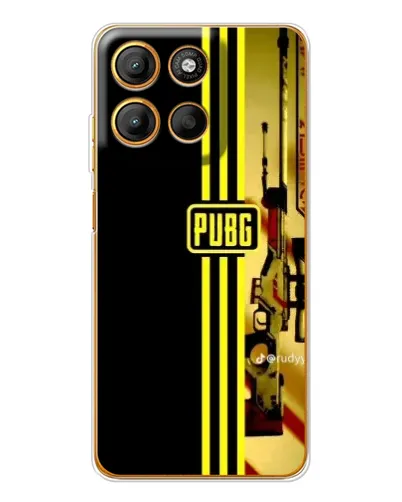 Чехол для Motorola Edge 60 Fusion с картинкой «PUBG — камуфляжный шлем»