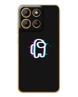 Чехол для Motorola Edge 60 Fusion с картинкой «Among Us неон» Чехол для Motorola Edge 60 Fusion с картинкой «Among Us неон»