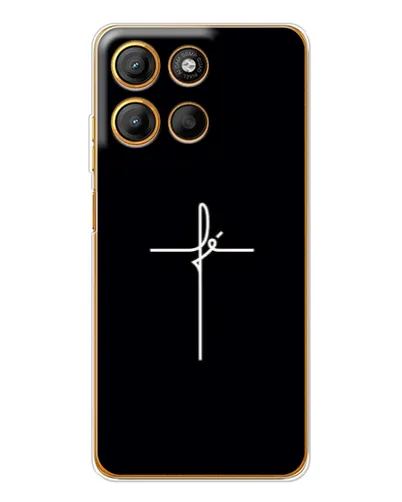 Чохол для Motorola Edge 60 Fusion з картинкою «Тонкий хрест» Чохол для Motorola Edge 60 Fusion з картинкою «Тонкий хрест»