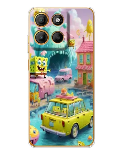 Чехол для Motorola Edge 60 Fusion с картинкой «Монстр-трак приключения»