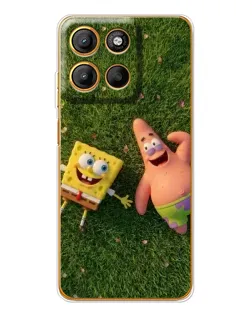 Чехол для Motorola Edge 60 Fusion с картинкой «Друзья на лужайке»