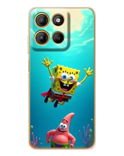 Чехол для Motorola Edge 60 Fusion с картинкой «Спанч Боб под водой» Чехол для Motorola Edge 60 Fusion с картинкой «Спанч Боб под водой»