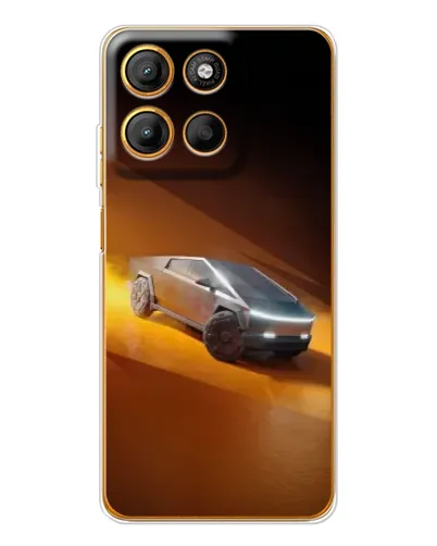 Чехол для Motorola Edge 60 Fusion с картинкой «Cybertruck в пустыне» Чехол для Motorola Edge 60 Fusion с картинкой «Cybertruck в пустыне»