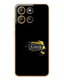 Чехол для Motorola Edge 60 Fusion с картинкой «Mercedes — ретро стиль»