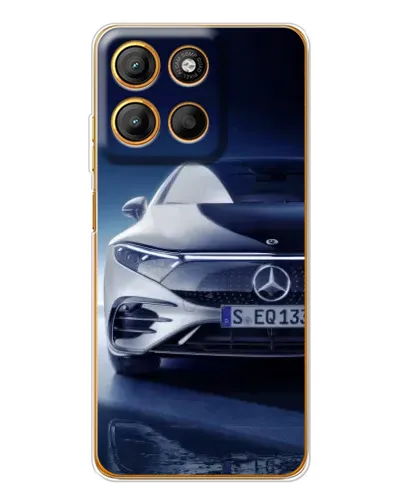 Чехол для Motorola Edge 60 Fusion с картинкой «Mercedes EQ — будущее»