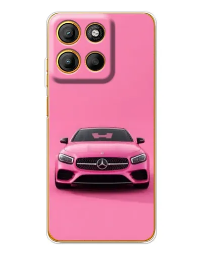 Чехол для Motorola Edge 60 Fusion с картинкой «Розовый Mercedes AMG» Чехол для Motorola Edge 60 Fusion с картинкой «Розовый Mercedes AMG»