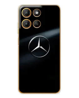 Чехол для Motorola Edge 60 Fusion с картинкой «Mercedes на металле» Чехол для Motorola Edge 60 Fusion с картинкой «Mercedes на металле»