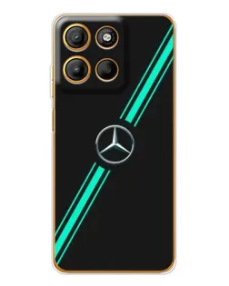 Чехол для Motorola Edge 60 Fusion с картинкой «Спортивные линии Mercedes» Чехол для Motorola Edge 60 Fusion с картинкой «Спортивные линии Mercedes»