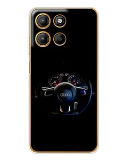 Чехол для Motorola Edge 60 Fusion с картинкой «Салон Audi — руль» Чехол для Motorola Edge 60 Fusion с картинкой «Салон Audi — руль»