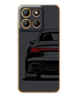 Чехол для Motorola Edge 60 Fusion с картинкой «Задняя часть Audi — арт»