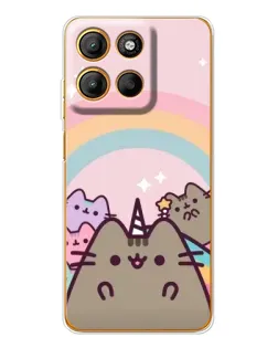 Чехол для Motorola Edge 60 Fusion с картинкой «Единорог Pusheen»