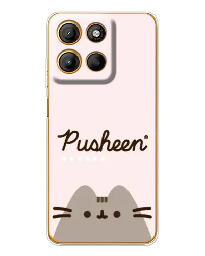 Чехол для Motorola Edge 60 Fusion с картинкой «Pusheen логотип» Чехол для Motorola Edge 60 Fusion с картинкой «Pusheen логотип»