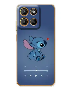 Чехол для Motorola Edge 60 Fusion с картинкой «Музыкальный Stitch»