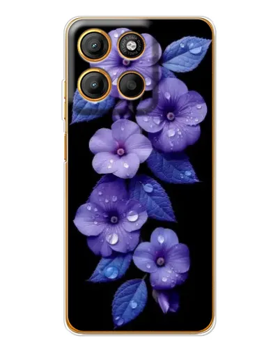 Чехол для Motorola Edge 60 Fusion с картинкой «Фиолетовые цветы с росою» Чехол для Motorola Edge 60 Fusion с картинкой «Фиолетовые цветы с росою»