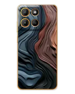 Чехол для Motorola Edge 60 Fusion с картинкой «Цветные волны каньона»