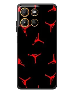 Чехол для Motorola Edge 60 Neo с картинкой «Jordan Red Pattern» Чехол для Motorola Edge 60 Neo с картинкой «Jordan Red Pattern»