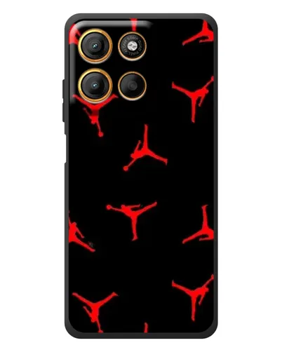 Чехол для Motorola Edge 60 Neo с картинкой «Jordan Red Pattern» Чехол для Motorola Edge 60 Neo с картинкой «Jordan Red Pattern»