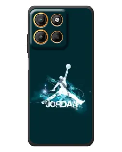 Чехол для Motorola Edge 60 Neo с картинкой «Jordan Blue Fire»