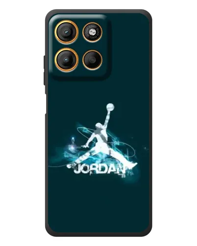Чехол для Motorola Edge 60 Neo с картинкой «Jordan Blue Fire» Чехол для Motorola Edge 60 Neo с картинкой «Jordan Blue Fire»