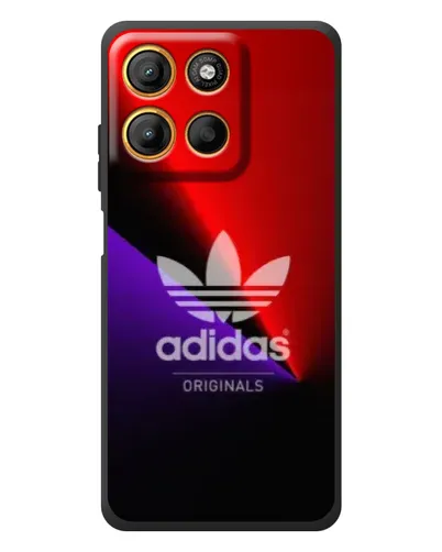 Чехол для Motorola Edge 60 Neo с картинкой «Adidas Red Neon»