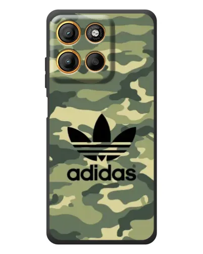 Чехол для Motorola Edge 60 Neo с картинкой «Милитари стиль Adidas»