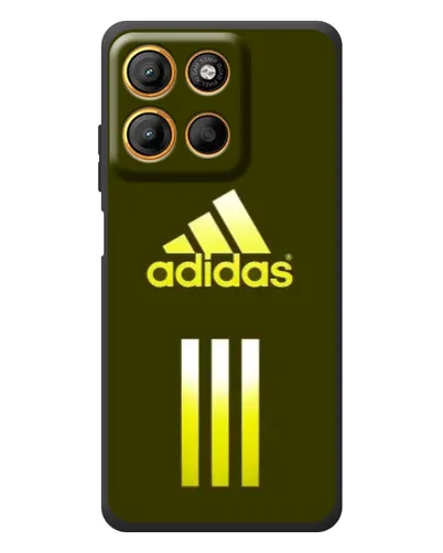 Чехол для Motorola Edge 60 Neo с картинкой «Оливковый градиент Adidas»