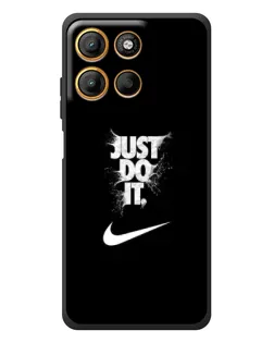 Чехол для Motorola Edge 60 Neo с картинкой «Текстовый принт Nike»