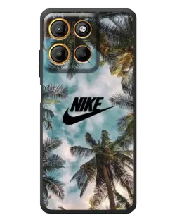 Чехол для Motorola Edge 60 Neo с картинкой «Тропический принт Nike»