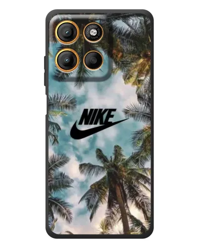 Чехол для Motorola Edge 60 Neo с картинкой «Тропический принт Nike» Чехол для Motorola Edge 60 Neo с картинкой «Тропический принт Nike»