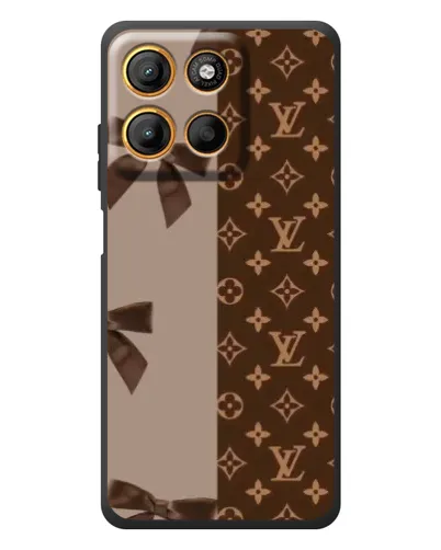 Чехол для Motorola Edge 60 Neo с картинкой «Louis Vuitton — банты»