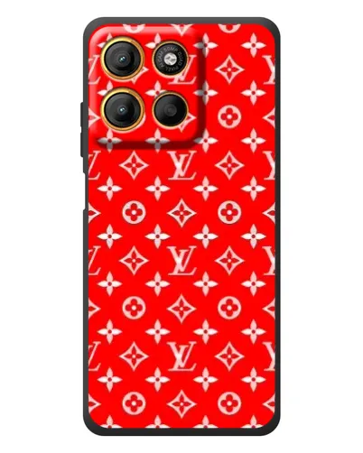 Чехол для Motorola Edge 60 Neo с картинкой «Яркий паттерн LV»