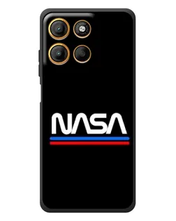 Чехол для Motorola Edge 60 Neo с картинкой «NASA — классика Red Blue» Чехол для Motorola Edge 60 Neo с картинкой «NASA — классика Red Blue»