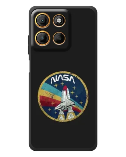 Чехол для Motorola Edge 60 Neo с картинкой «NASA — эмблема миссии» Чехол для Motorola Edge 60 Neo с картинкой «NASA — эмблема миссии»