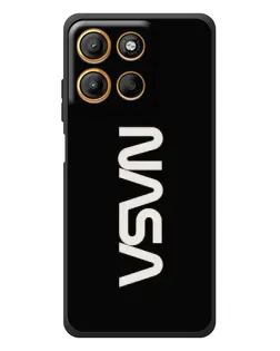 Чехол для Motorola Edge 60 Neo с картинкой «NASA — вертикальный логотип» Чехол для Motorola Edge 60 Neo с картинкой «NASA — вертикальный логотип»