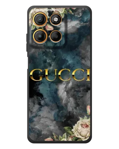 Чехол для Motorola Edge 60 Neo с картинкой «Абстрактные цветы Gucci» Чехол для Motorola Edge 60 Neo с картинкой «Абстрактные цветы Gucci»