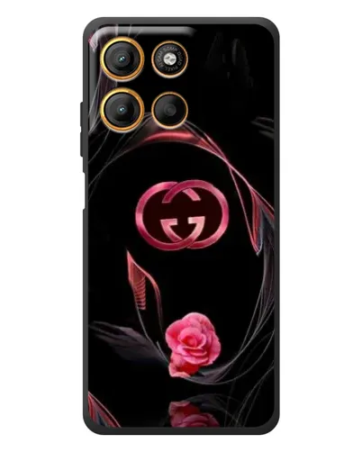 Чехол для Motorola Edge 60 Neo с картинкой «Gucci — неоновая роза» Чехол для Motorola Edge 60 Neo с картинкой «Gucci — неоновая роза»