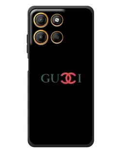Чехол для Motorola Edge 60 Neo с картинкой «Gucci — красный градиент»