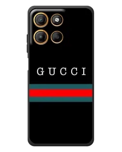 Чехол для Motorola Edge 60 Neo с картинкой «Gucci — красный пояс»