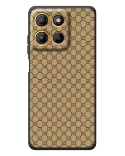 Чехол для Motorola Edge 60 Neo с картинкой «Gucci — классический беж»